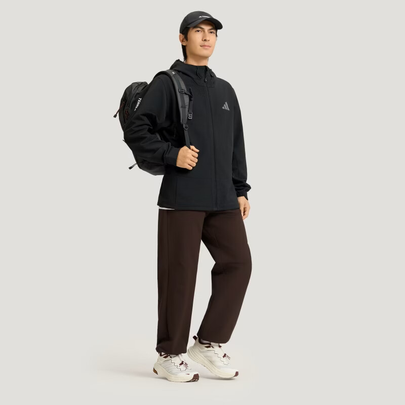 Adidas Outdoor Series Men's MT CW SFTS J Woven Jacket KD9409 Black M 3