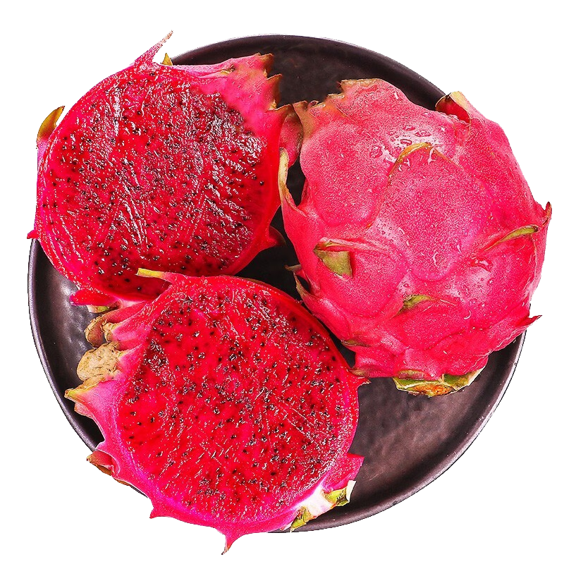 京鲜生 红心火龙果大果6粒装 单果300g 净重3.6斤 生鲜水果