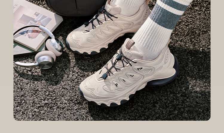 FILA Official Women's Mushroom Dad Sneakers 2026 Spring Casual Sports Shoes 16
