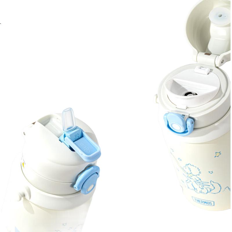 Термокружка THERMOS 316L из нержавеющей стали для детей, 520 мл, белая