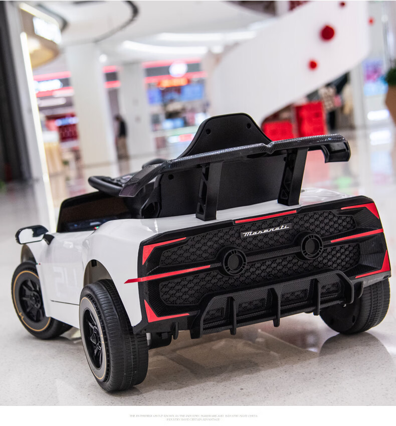 BeRica Maserati Licensed Kids Electric Ride-On Car Remote Control Four-Wheel Toy Vehicle for Toddlers Pink 13