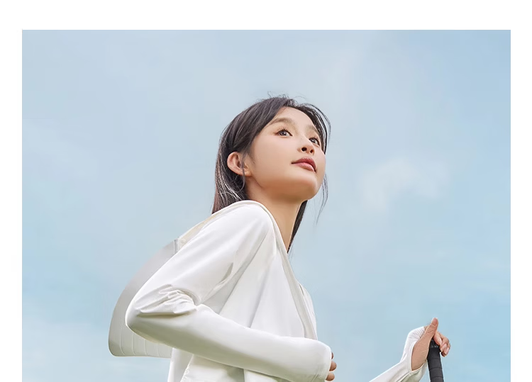 Langsha Women's Sunscreen Jacket Spring Summer New Ice Silk Cooling Breathable Upgraded Shawl Cape UV Protection 458 17