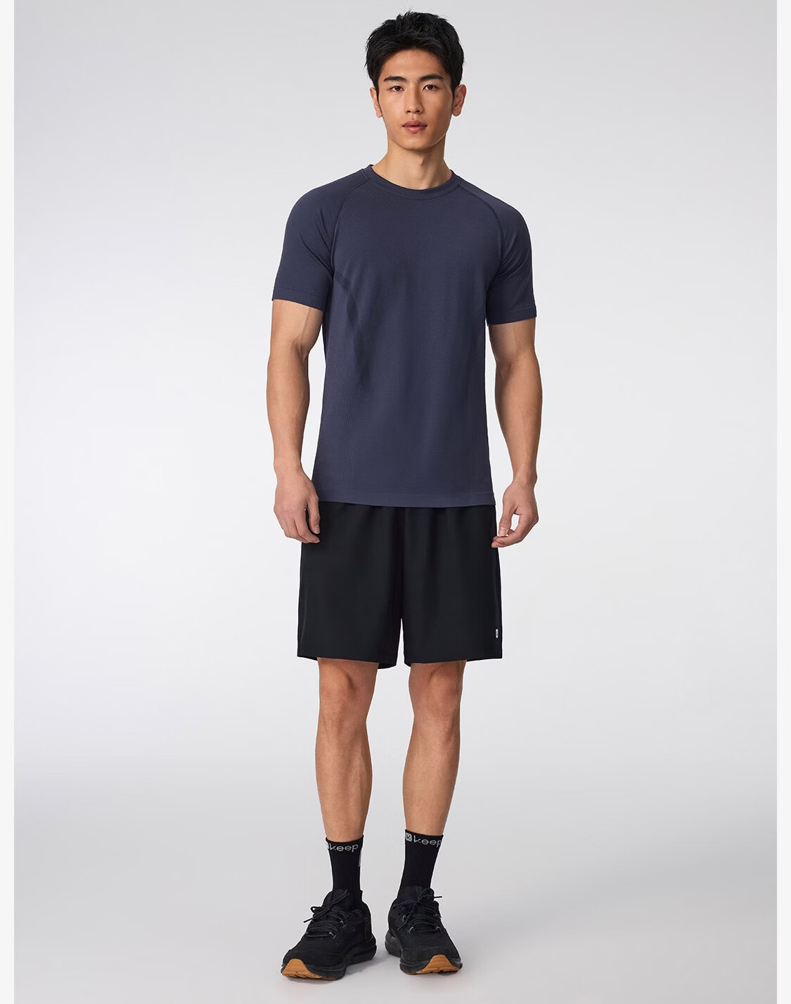 Keep New Quick-Dry Men's Sports Short Sleeve T-Shirt Summer Fitness Moisture-Wicking Breathable Running Shirt 0721 14