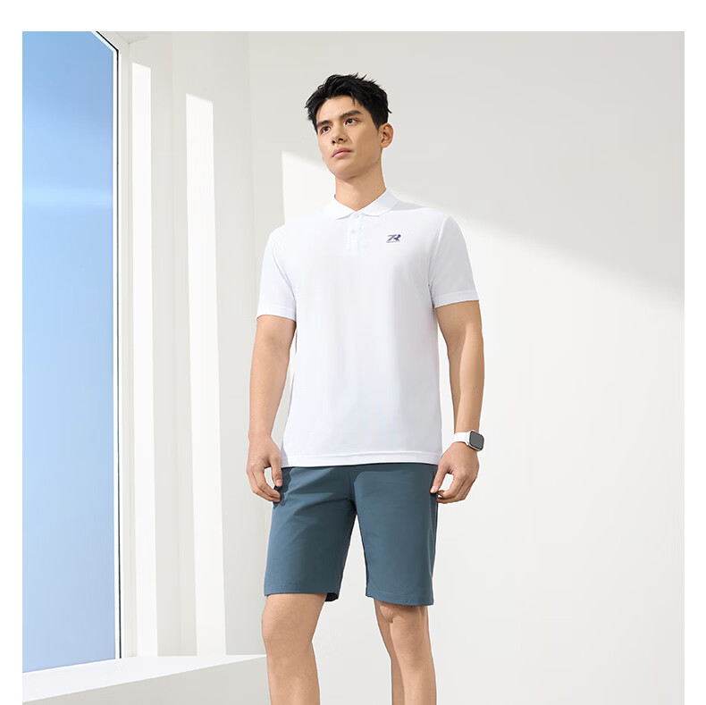 361° Men's Short Sleeve T-Shirt Spring Summer Sports Quick-Dry Running Fitness Polo Shirt 652624109H-5 13