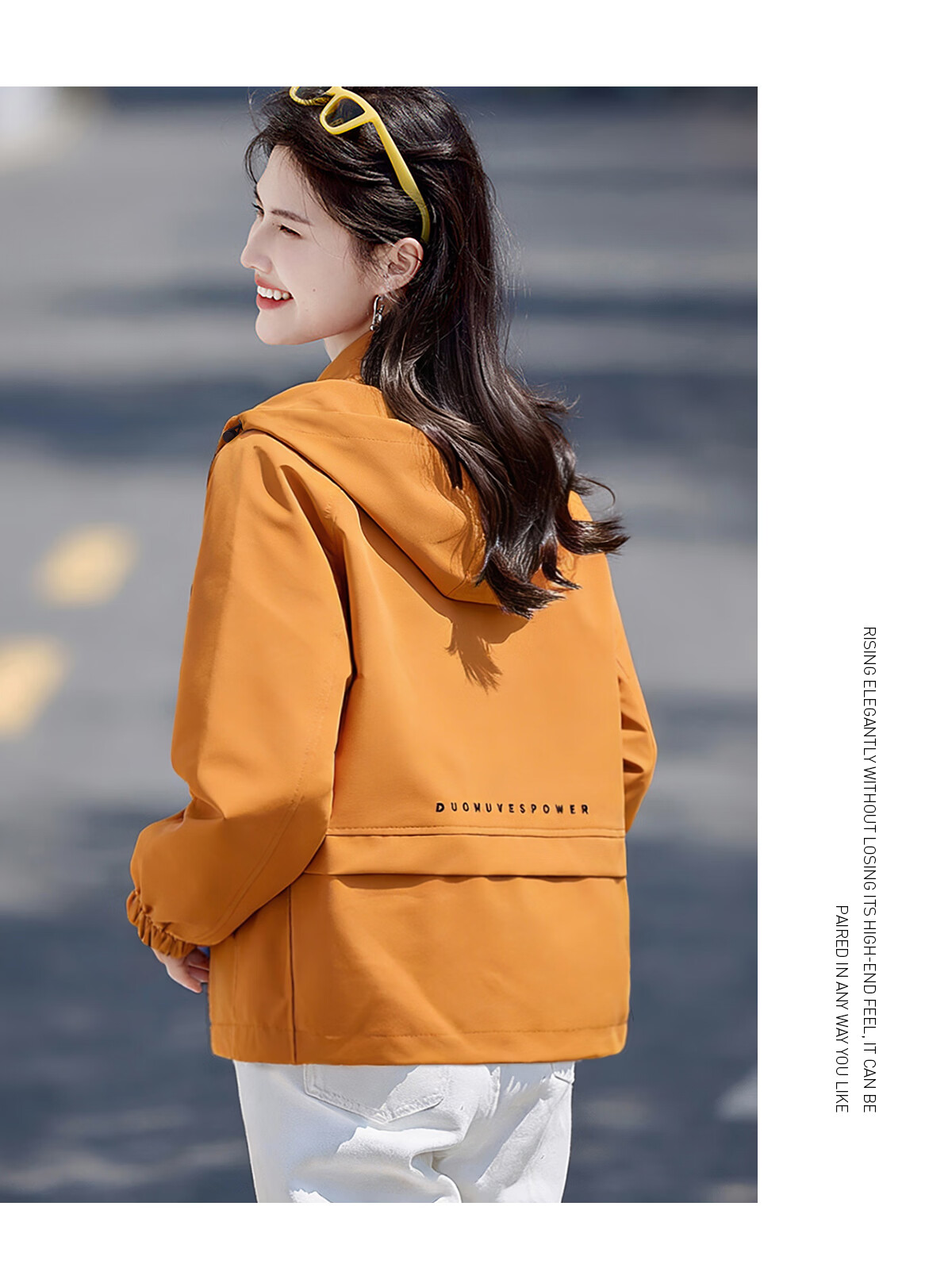She Enjoy Casual Short Jacket for Women Petite Workwear Style Outdoor Jacket T54D021 21