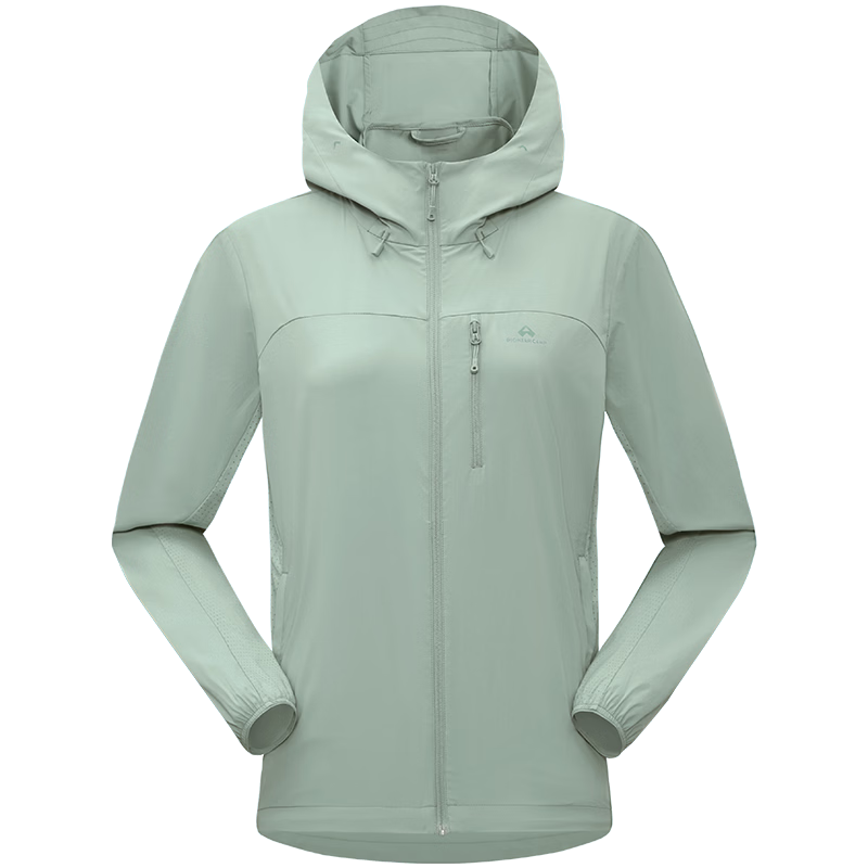Pioneer Camp Fengdie Sun Protection Jacket for Women, Summer Lightweight Outer Layer, Breathable Outdoor Original Yarn Sun Protection Clothing, UV-Resistant Skin Coat