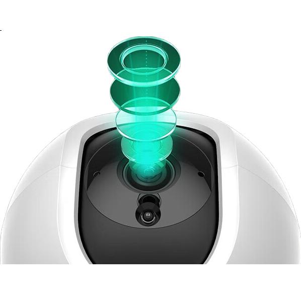 Wi-Fi камера видеонаблюдения Ezviz CP1 3MP PTZ, 3 Мп Ultra HD, с двусторонней аудиосвязью, панорамным обзором 360°, отслеживанием движения