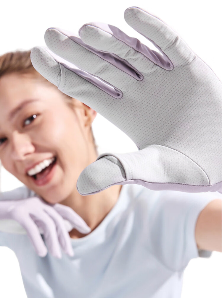 Beneunder Women's Summer UV Protection Sun Gloves for Driving and Cycling Outdoor Sports Cooling Gray AL360 41