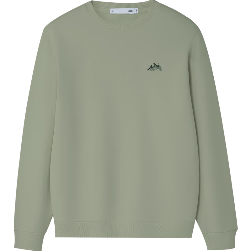 HLAHLA Men's Spring Soft Crew Neck Long Sleeve Sweatshirt 26 Mountains Series