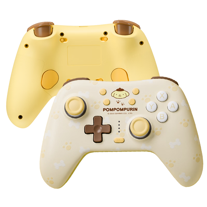 Gudetama x Pudding Dog Wireless Bluetooth Game Controller Receiver Cartoon Cute for Switch 2/NS OLED/PC/Steam Mobile Android iOS IP Collaboration Girls Gift