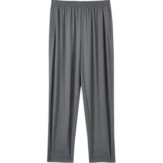 JD Jingzao Quick-Dry Stretch Men's Spring Running Pants Fitness Sports Straight-Leg Sweatpants Casual Pants Rhino Gray L