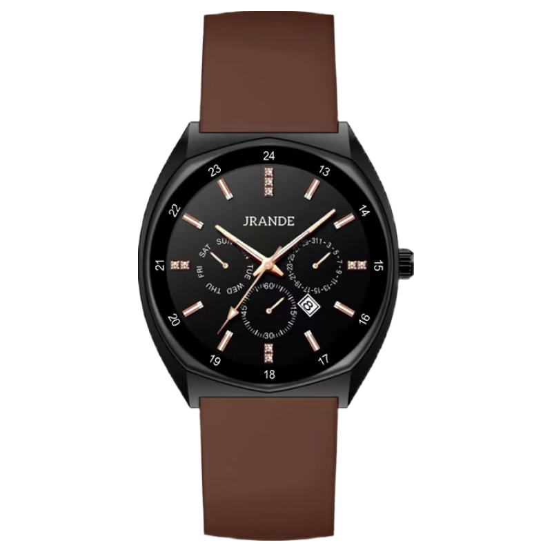 Gelangdi Student Watch for Men And Women, Exam-Specific Civil Servant Silent Luminous Mechanical Quartz Wristwatch with Expressions, Valentine's Day Gift