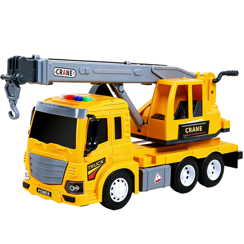 Honey Joy Construction Vehicle Toy 1-3-6 Years Old Multifunctional Crane Model for Boys Extra Large Gift