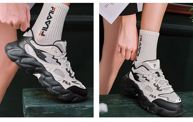 FILA Official Yang Mi Same Style Fern 2S Women's Dad Sneakers 2026 Spring Casual Platform Sports Shoes 17