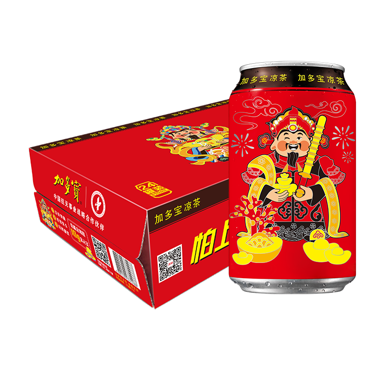 加多宝凉茶植物饮料310ml*24罐  (新老包装随机发货)