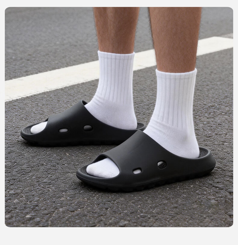 Sanli Kongqing Lianlu Slippers, 2026 New Style, Women's Bathroom Home Indoor All-Season EVA Slippers for Men, Gray, Size 42-43 4