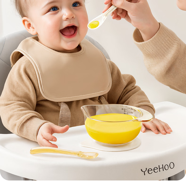 YEEHOO Silicone Baby Feeding Spoon Soft Silicone Infant Food Spoon for Feeding Milk Water Rice Cereal with Lunch Box 1