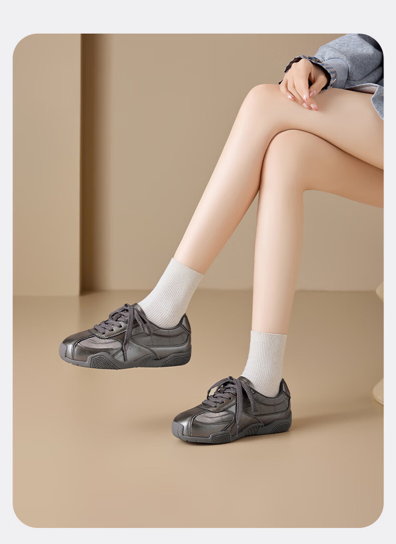 Saturday Ballet Style Women's 2026 New Summer Thick Sole Height Increasing Agan Casual Lightweight Versatile Sports Shoes 24