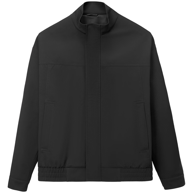 HLA Hailan Home Men's Jacket 26 Mountain Not High Series Stand Collar Structured Spring Coat Men