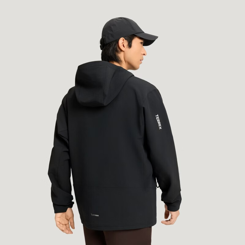 Adidas Outdoor Series Men's MT CW SFTS J Woven Jacket KD9409 Black M