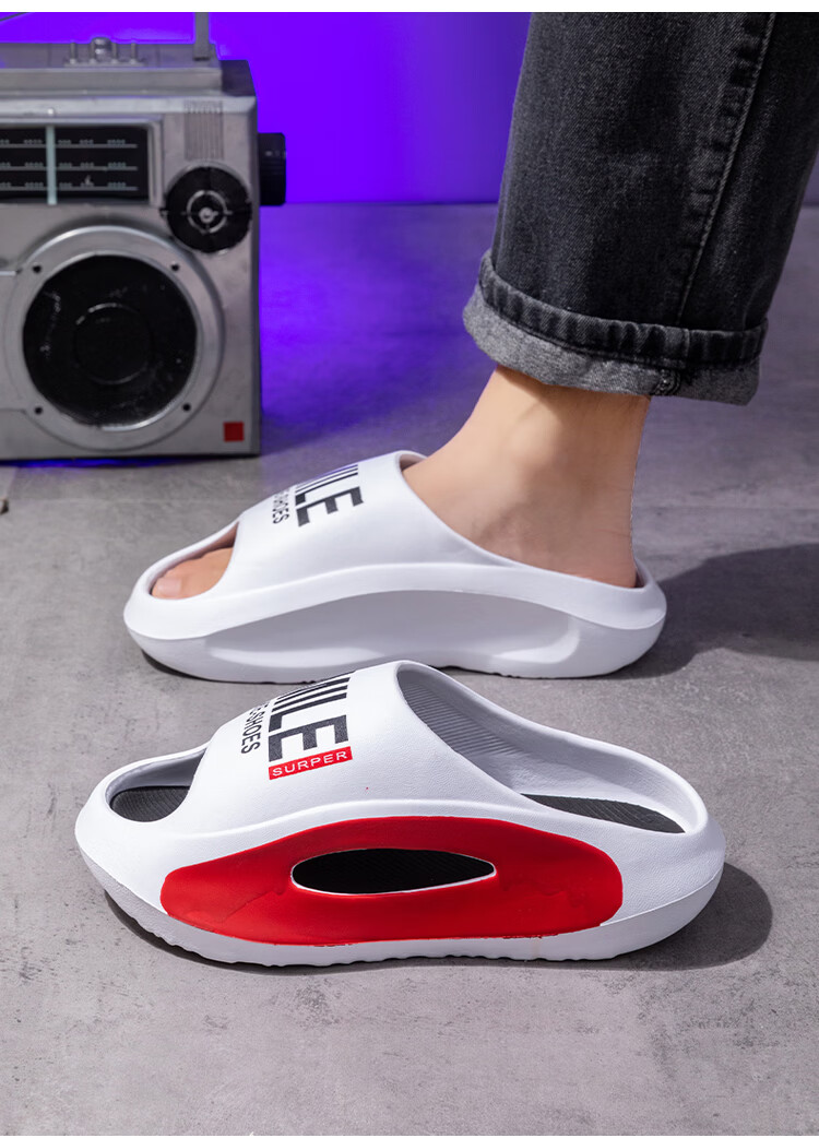 YUZHAOLIN Men's Summer Thick-Soled Casual Slippers Trendy Cool Slippers for Home and Outdoor 5