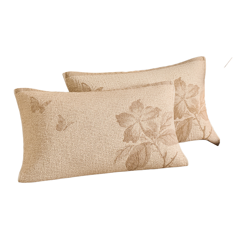 MUJI A-Class 100% Cotton Jacquard Pillowcase Pillow Cover 52x75cm Pair
