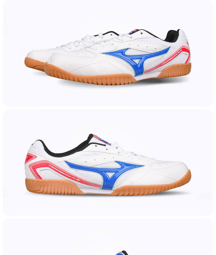 MIZUNO Table Tennis Shoes Men Women Professional Breathable Durable Non-Slip Sports Training Shoes 253112 White Blue Size 36 18