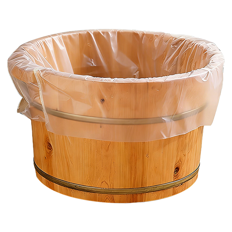 Miaoran Disposable Foot Soak Bags 60pcs Thickened High Plastic Bags for Foot Basin Wooden Bucket Foot Bath Film Foot Therapy Bags