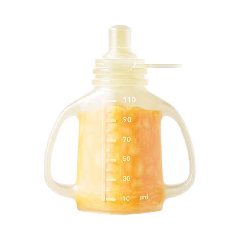 COOKSS Baby Food Pouch Silicone Squeeze Bottle Baby Cereal Tool Straw Breast Milk Storage Bag for Kids