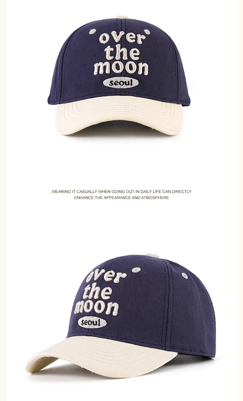 Ousen Kids Baseball Cap Girls Duckbill Hat 3-6-12 Years Korean Style Trendy Outdoor Sports Casual Cotton 6
