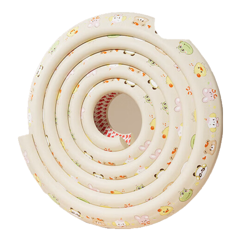 AIBEDILA Soft Bumper Strip Child-Friendly Non-Toxic Wall Edge Protector Baby Anti-Collision L-Shaped Corner Guard 4 Meters