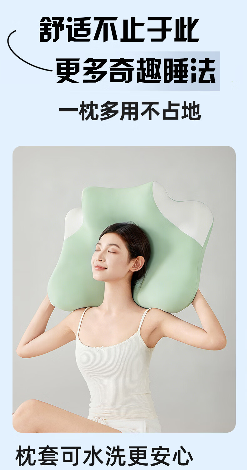 MINISO Multifunctional Memory Foam Pillow Core Bed Prone Sleeping Pillow Mobile Phone Support Pillow 3