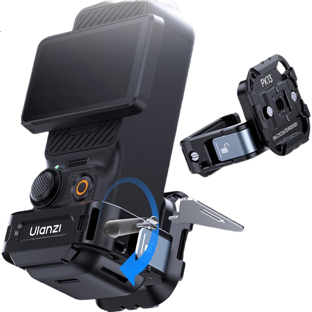 Ulanzi PK13 Быстросъемная рама для экшн-камер, совместима с DJI Pocket 3, OSMO Pocket, многофункциональный защитный корпус, адаптер