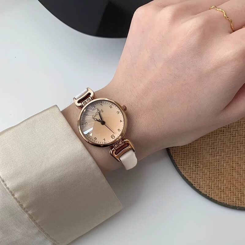 George Earl Women's Watch Lightweight Luxury Niche Brand 2026 New Silent Exam Vintage Simple Student Girl Watch