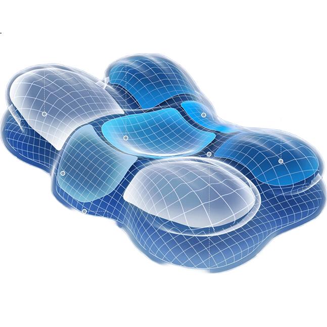 Подушка для сна Shuixingjiafang Deep Sleep Pillow Pro3.0, эргономичная, с эффектом памяти, для поддержки шейного отдела позвоночника, для взрослых, 10 см