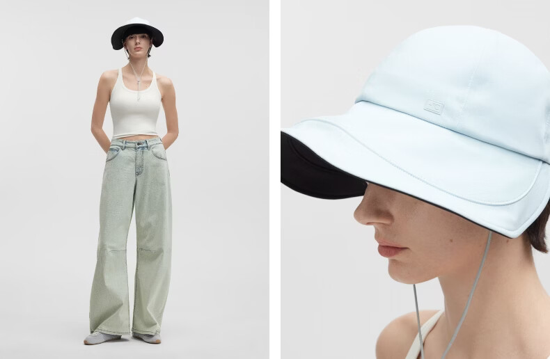 Bananain Liu Haocun Style Liangpi 502UV Sun Protection Baseball Cap Women Anti-UV Summer Outdoor Sunshade Hat 16