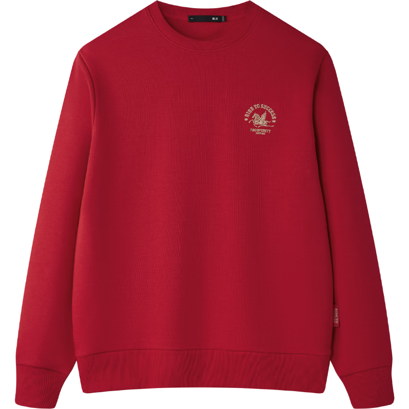 HLAHLA Men's Spring Sweatshirt 26 Zeng Shunxi Same Style Year of the Horse New Year Series Long Sleeve Men