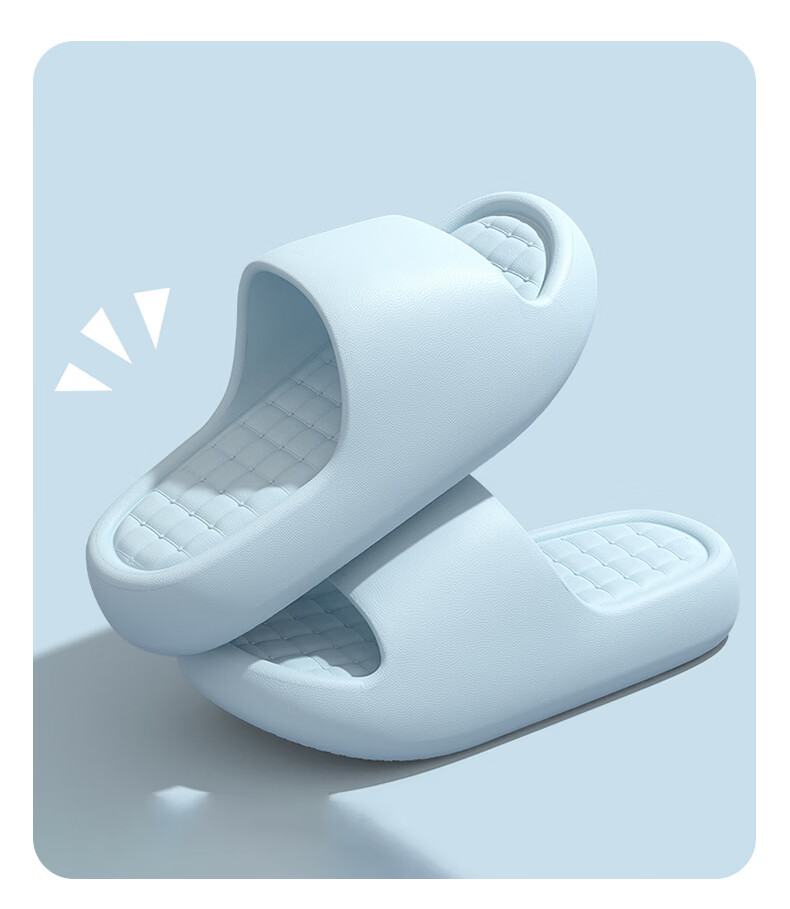 YUZHAOLIN EVA Simple Couple Home Bathroom Shower Slippers YF361 6