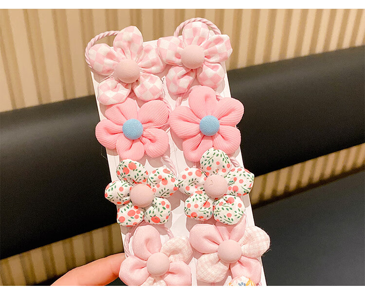 CHIMERA 20-Piece Fresh Cute Floral Children's Hair Ties Braided Ponytail Elastics Hair Accessories Girls Birthday Gift 11