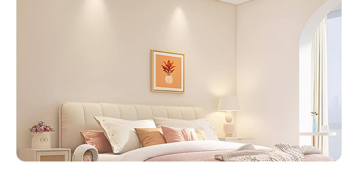 Laberta Full Spectrum Ceiling Light Bedroom Simple Modern Eye Protection Anti-Glare Children's Room Lighting Remote Control Stepless Dimming - 80W 19