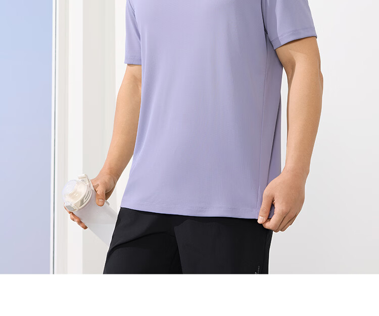 361° Men's Spring Summer Sports Quick-Dry T-Shirt Fitness Casual Short Sleeve Top Base Layer 652624122-1 23