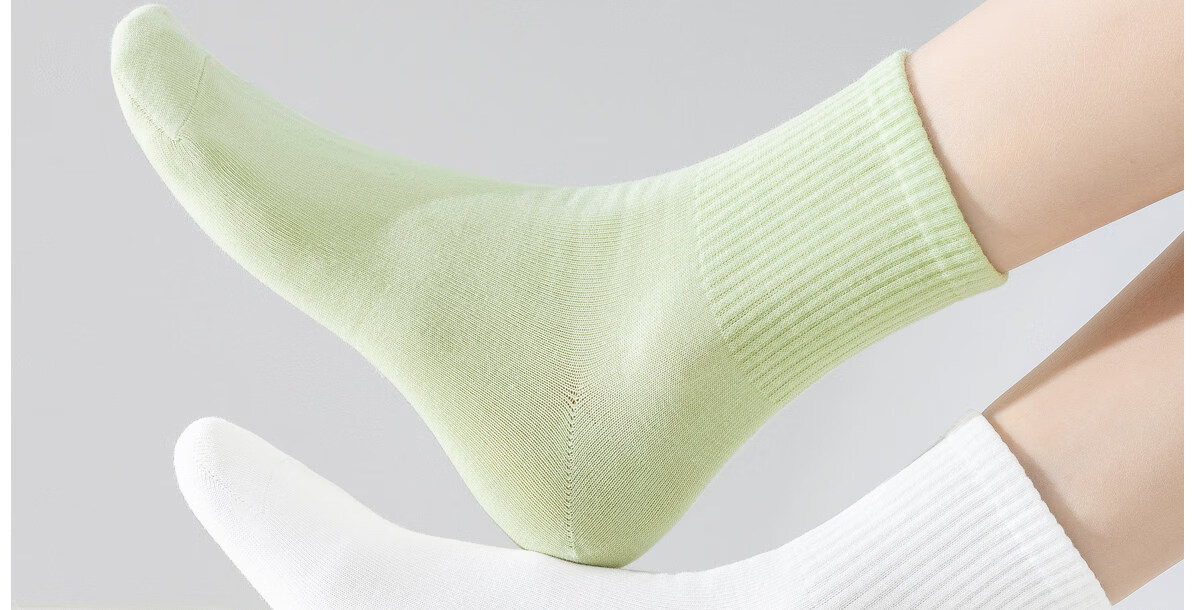 Guxu Disposable Socks Essential Men's Daily Use Women's Travel Odor-Resistant Men's No-Wash Mid-Calf Winter Socks 20 Pairs 12