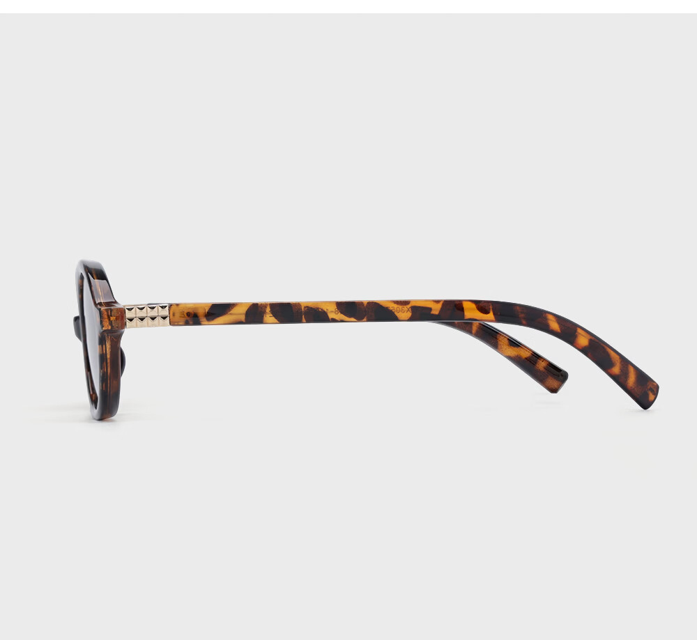 CAXMAN Celebrity Style Retro Oval Small Frame Nerd Style Sunglasses for Men and Women Suitable for Square and Round Faces 21