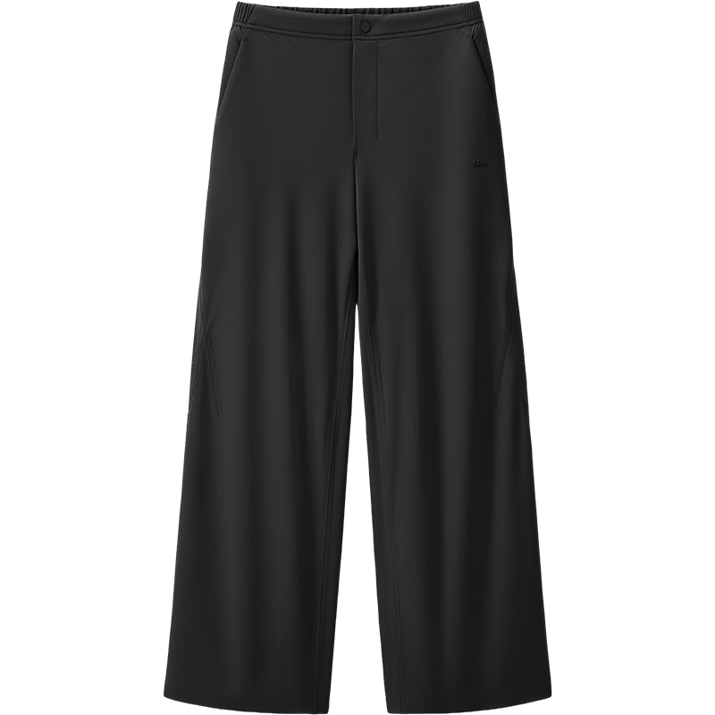 Banana Under Women's Long Pants 3D High Elastic Water-Repellent Cooling Quick-Dry Straight Softshell Pants EL001 Dusk Black M