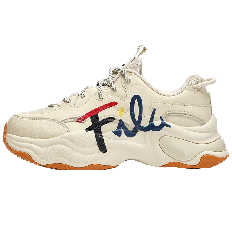 FILA FUSION Women's Bubble Dad Sneakers Casual Wave Thick Sole Shoes