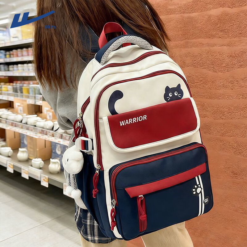 Warrior Backpack for Middle School And High School Girls, Large Capacity Stylish 2025 New Model Lightweight Laptop Backpack for College Students