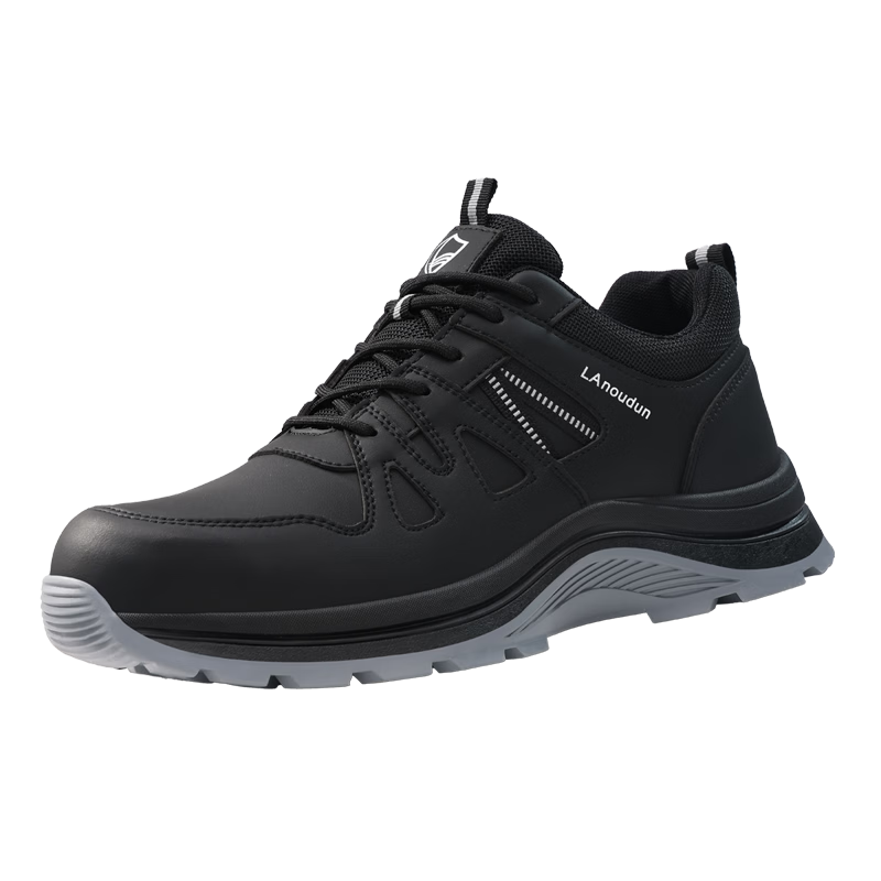 BlueOwl Shield Men's Winter Lightweight Slip-Resistant Durable Anti-Smash Anti-Puncture Safety Work Shoes D296 Size 41