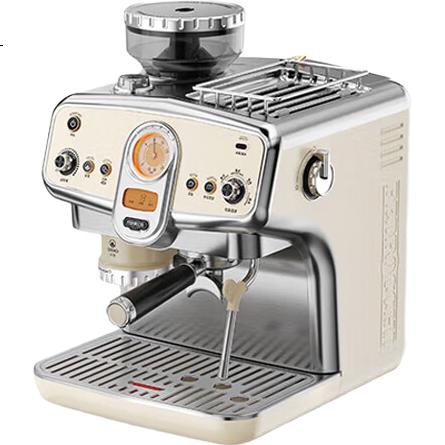 Кофемашина Pedrocchi S60 Ultra, полуавтоматическая, с кофемолкой, для американо и эспрессо, домашняя и коммерческая, с интеллектуальным помолом и темпером