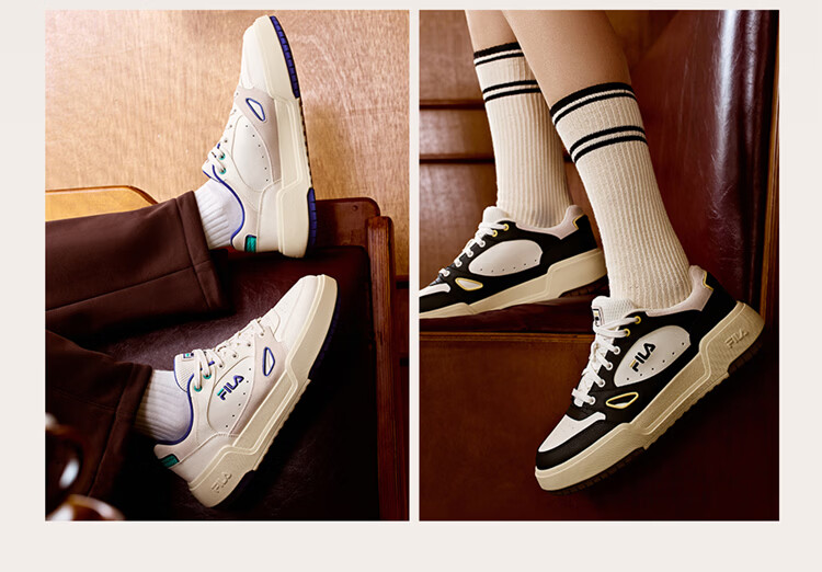 FILA Official Women's CAMPUS 1S Sneakers 2026 Spring Square Casual Shoes 19