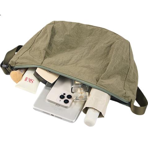 Etravel Crossbody Bag, Dumpling Bag, Japanese-Style Home-Decorated Shoulder Bag, Casual Bag, New Lightweight Travel Bag, Canvas Bag
